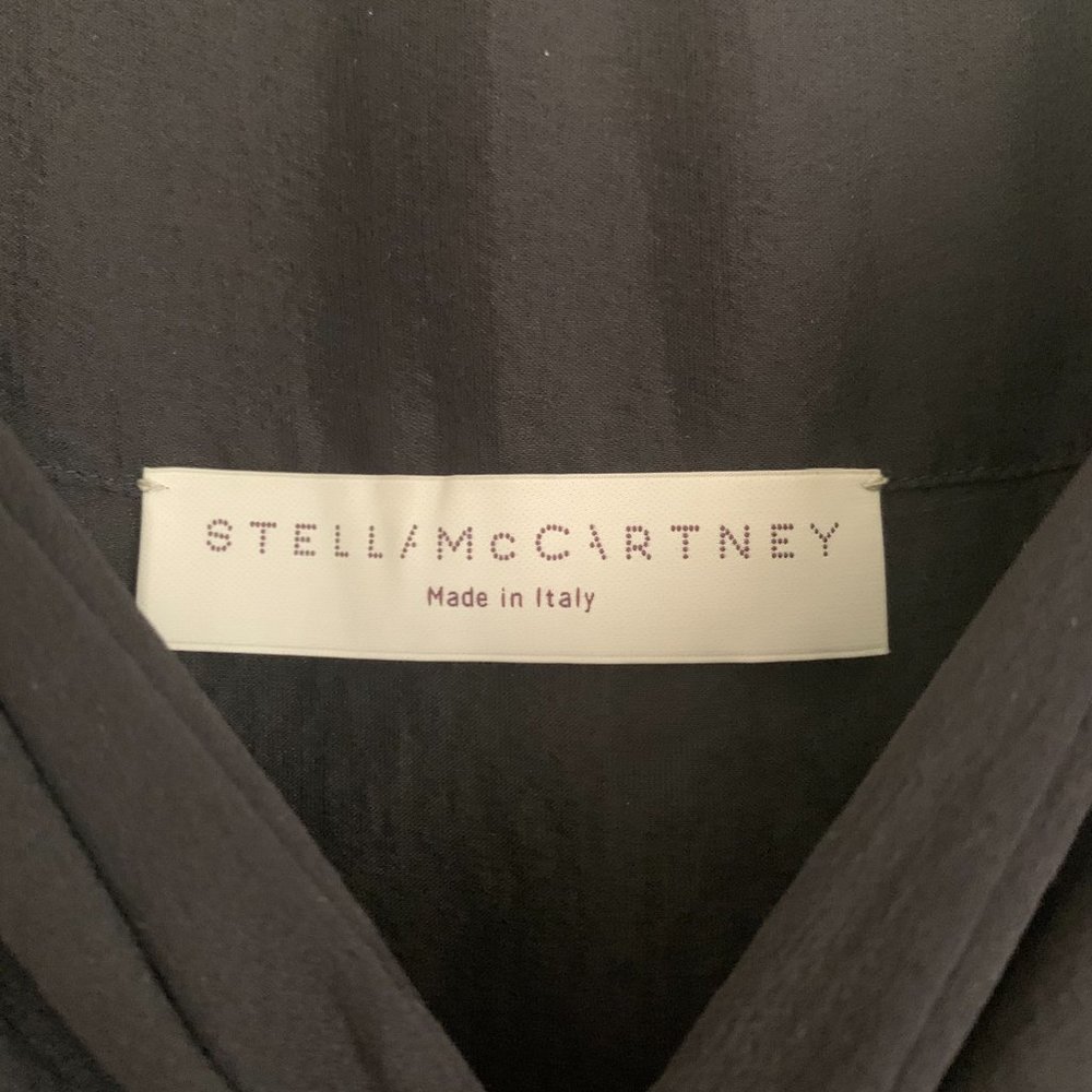 Stella McCartney Silk Blouse Black Size IT 40 - Picture 2 of 11